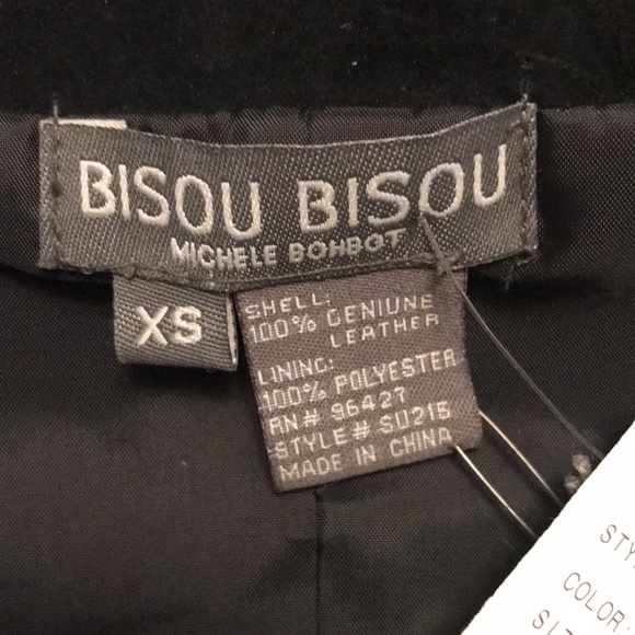 Black Bisou Bisou suede vest - NWT - Picture 4 of 12